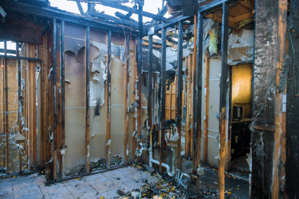 Professional Soot Cleanup technician working in Walton Hills, OH